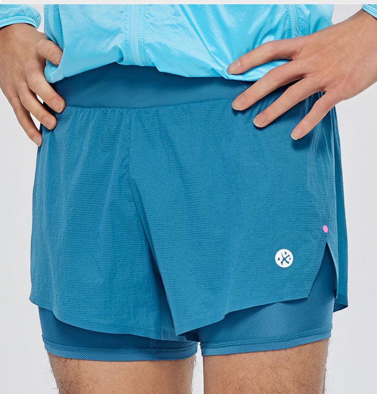 Quần đùi chạy bộ nam BMAI 2 trong 1 FRSL003