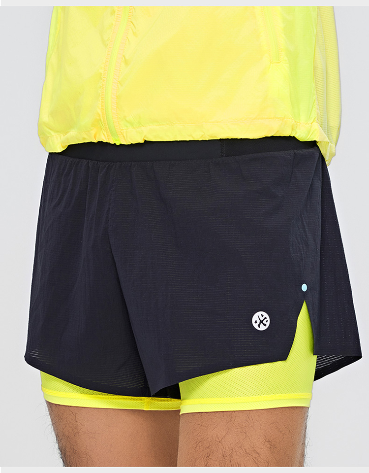 Quần đùi chạy bộ nam BMAI 2 trong 1 FRSL003 - Image 3