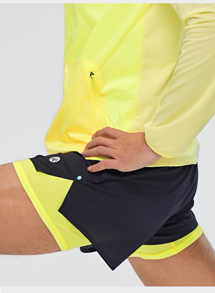 Quần đùi chạy bộ nam BMAI 2 trong 1 FRSL003 - Image 4